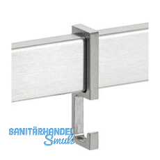 Kleiderhaken Nano Edelstahl gebrstet