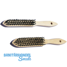 LESSMANN Hand-Drahtbrste 6-reihig Stahldraht