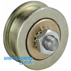 Schiebetor-Stahlrolle  55 mm, Stahl galvanisch verzinkt