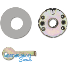 HEWI Drckerrosetten flach 305.23R - Polyamid, lichtgrau