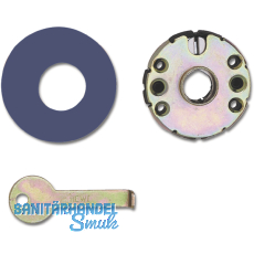 HEWI Drckerrosetten innen 305.20R - Polyamid, stahlblau