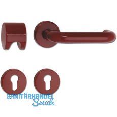 HEWI Wechselgarnitur 111.20 R/122.23 - auf Rosette PZ rubinrot