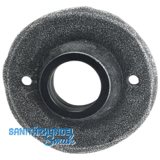 HRTNAGL Drckerrrosette rund - FULP u. Imst, 53 mm, verzinkt schwarz passiviert