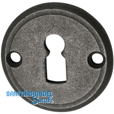 HRTNAGL Drckerrosette 50 mm, Ansatz 18 mm, verzinkt schwarz lackiert