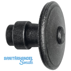 HRTNAGL Knopfdrckerlochteil, rund fix fr FULP, Imst,60,verz. schwarz passiv.