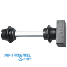 HRTNAGL WC, -Olive mit kantigem Notffner HALL u. Sll verzinkt schwarz passiv