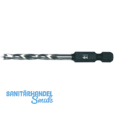 FISCH Holzspiralbohrer mit 1/4\" Bit Aufnahme Bohrer  8 mm