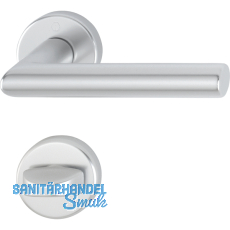 HOPPE Drckergt. AMSTERDAM - auf Ros. WC, 37 - 47, silber eloxiert