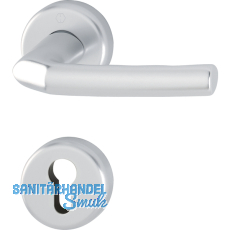 HOPPE Drckergt. BIRMINGHAM - auf Ros. PZ, TS37 - 42, silber eloxiert