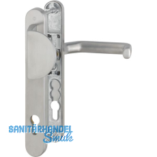 HOPPE Wechselgarnitur LIVERPOOL - m.Griffplatte u.LS PZ92, Edelstahl