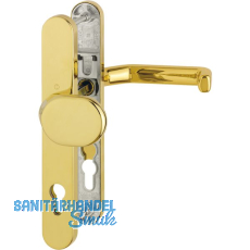 HOPPE Wechselgarnitur LIVERPOOL - m Knopf u.LS PZ92, VK 8, Messing-PVD