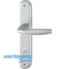 HOPPE Drckergt. NEW YORK - auf LS WC, TS37 - 42, silber eloxiert