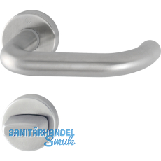 HOPPE Drckergt. PARIS - auf Ros. PZ, TS37 - 42, Edelstahl matt