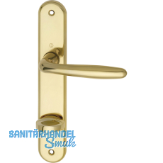 HOPPE Drckergt. ROISSY - auf LS BB90, TS35 - 54, Messing verchromt matt