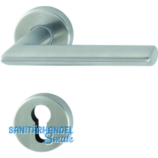 HOPPE Drckergt. STOCKHOLM - auf Ros. PZ, TS40 - 45, Edelstahl matt