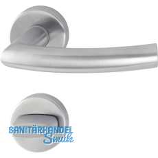 HOPPE Drckergt. TRONDHEIM - auf Ros. WC, TS37 - 42, Edelstahl matt