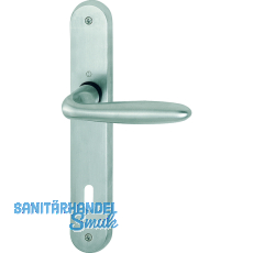 HOPPE Drckergt. VERONA - auf LS BB90, TS32 - 48, Messing verchromt matt