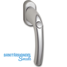 HOPPE Fenstergriff TOKYO - mit Sperrknopf, VK 7 x 32 mm, silber elox.