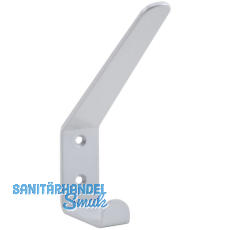 Huthaken Amenti Breite 25 mm, Hhe 141 mm, Stahl wei