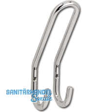 Huthaken Nora Breite 51 mm, Hhe 192 mm, Edelstahl unbehandelt