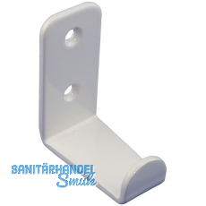 Mantelhaken Amenti Breite 25 mm, Hhe 54 mm, Stahl wei