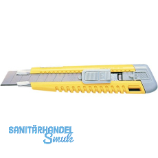 KDS Japanmesser mit 18 mm Abbrechklinge, Federraster und Fixierkeil