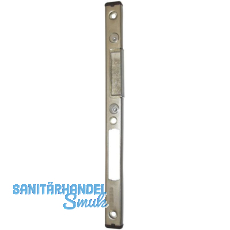 Schlieblech Falle u. Riegel verstell. m. AT-Stck, links, verzinkt silberfrbig