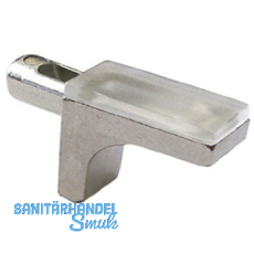 Glasbodentrger K-LINE zum Stecken, Bohr  5 mm, Zamak vernickelt