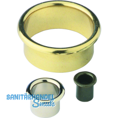 Kabeldurchgang rund, Einbau  12 mm, Messing poliert