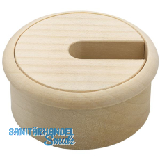 Kabeldurchgang rund, Holz, Ahorn roh