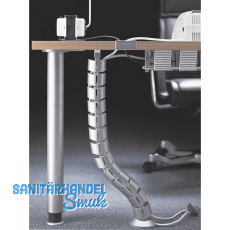 Kabelkanal vertikal, Kunststoff schwarz