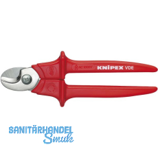 KNIPEX VDE-Kabelschere Lnge 230 mm fr Kabeldurchmesser 16 mm AWG 1/0