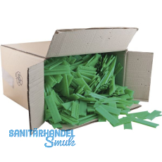 GLUSKE BKV Gitterklotz 100 x 28 x 5 aus Kunststoff grn (Verglasungsklotz)