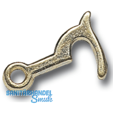 SECOTEC Kassettenhaken 20 mm Stahl vermessingt SB-2