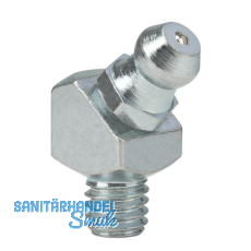Kegelkopf (Hydraulik) Schmiernippel 45 Winkel H1 Gewinde Gre R1/8\"