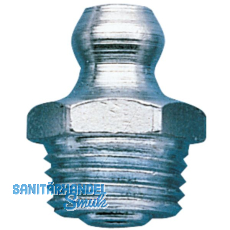 Kegelkopf (Hydraulik) Schmiernippel gerade H1 Gewinde Größe M6 x 1 Kegelkopf (Hydraulik) Schmiernippel gerade H1 Gewinde Größe M6 x 1