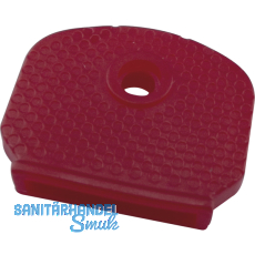 Kennkappe fr Zylinderschlssel Kunststoff rot