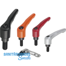 Kipp Klemmhebel mit Gewindestift M 6 x 25 mm