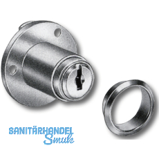 HEKNA 502 Zylinder Klappenschloss,  19 mm, L 27 mm, Zamak