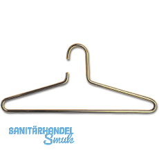 Kleiderbgel Petet starr, mit Hosensteg, Edelstahl unbehandelt