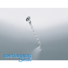 Kleiderbügelhalter Star klappbar, Länge 295 mm, Stahl verchromt poliert Kleiderbügelhalter Star klappbar, Länge 295 mm, Stahl verchromt poliert