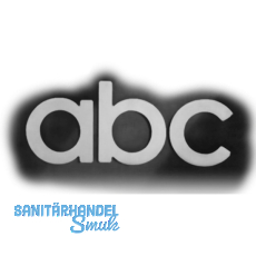 Kleinbuchstabe a, Hhe 60 mm, Edelstahl