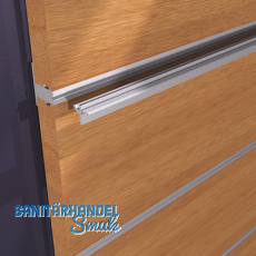 Wall Sys Tablar-/Korpusträger 19 mm, zum Einhängen, Aluminium natur eloxiert Wall Sys Tablar-/Korpusträger 19 mm, zum Einhängen, Aluminium natur eloxiert
