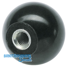 Kugelknopf aus Kunststoff Auen  40 mm mit Innengewinde M 10