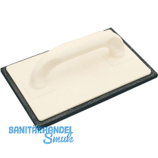 KAUFMANN Kunststoff Reibbrett mit 8 mm Moosgummi 280 x 140 mm