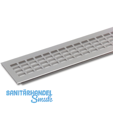 SECOTEC Lüftungsgitter Aluminium natur eloxiert 80X600 mm SB-1