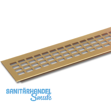 SECOTEC Lftungsgitter Aluminium gold eloxiert 80X1000 mm SB-1