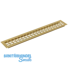 Lftungsgitter Lnge 800 mm, Breite 100 mm, Aluminium gold eloxiert