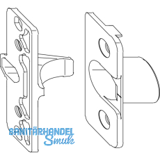 MACO Anpressverschluss, Flgelteil, fr Beschlagsnut (94089)