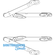 MACO Fang- und Putzschere Gr. 1, FFH 300-500 mm, silber (455347)